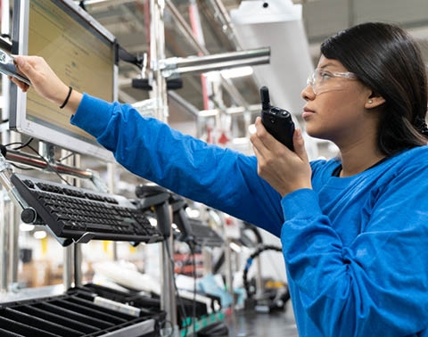 Two Way Radios in Manufacturing